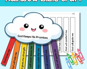 God Keeps His Promises Bible Craft, God's Promises Craft (PDF Download)