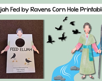 Elijah and the Ravens Bible Game: DIY Sunday School Activity (PDF Download)