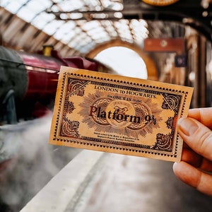 Zauberhafte Bahntickets Druckbare England Fotografie Druck, Magical Wizard School, uk herbst, Herbst Fine Art Fotografie, Wall Art