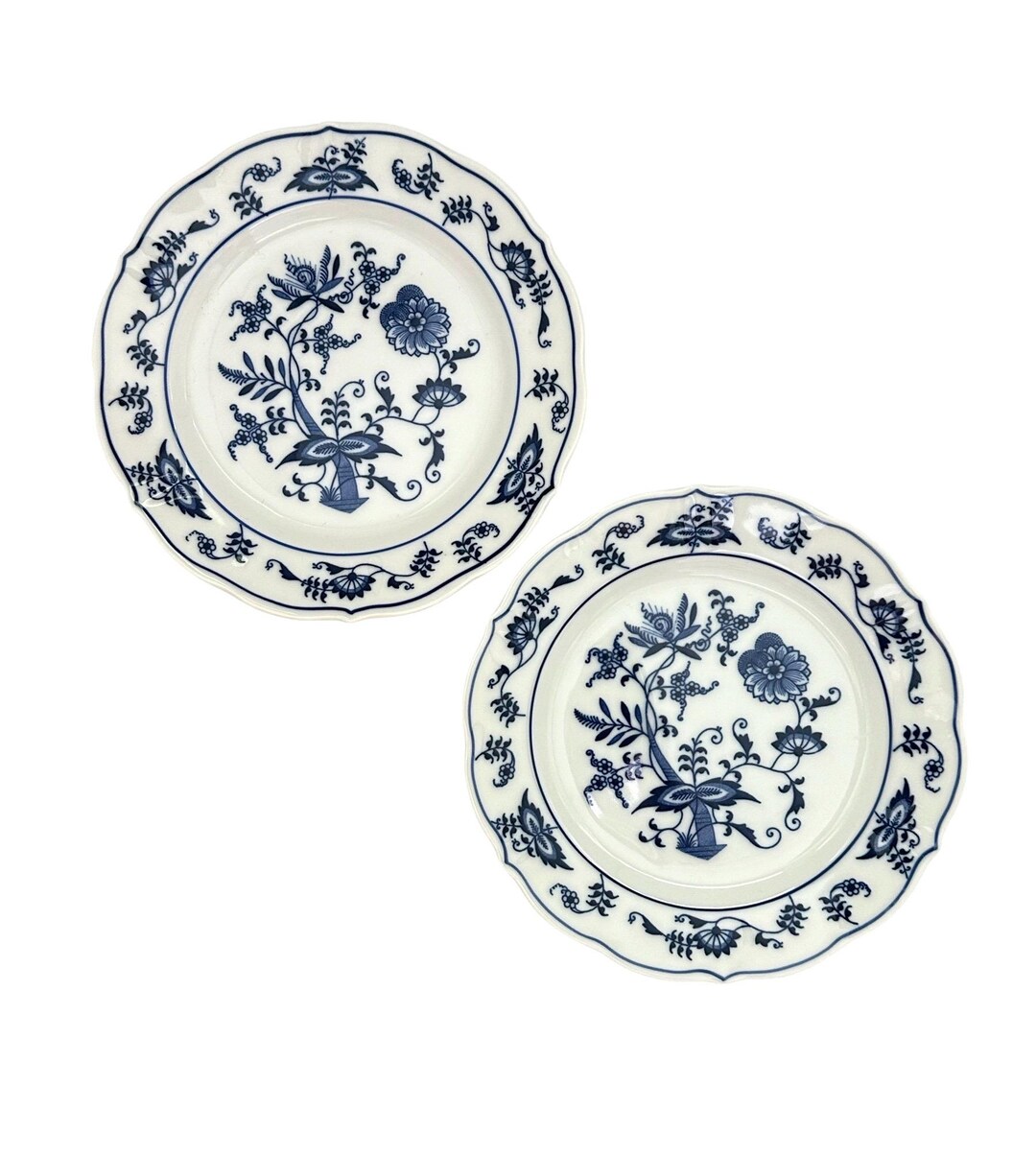 Vintage Blue Danube Dessert / Bread Plates Set of 2 | Blue & White ...