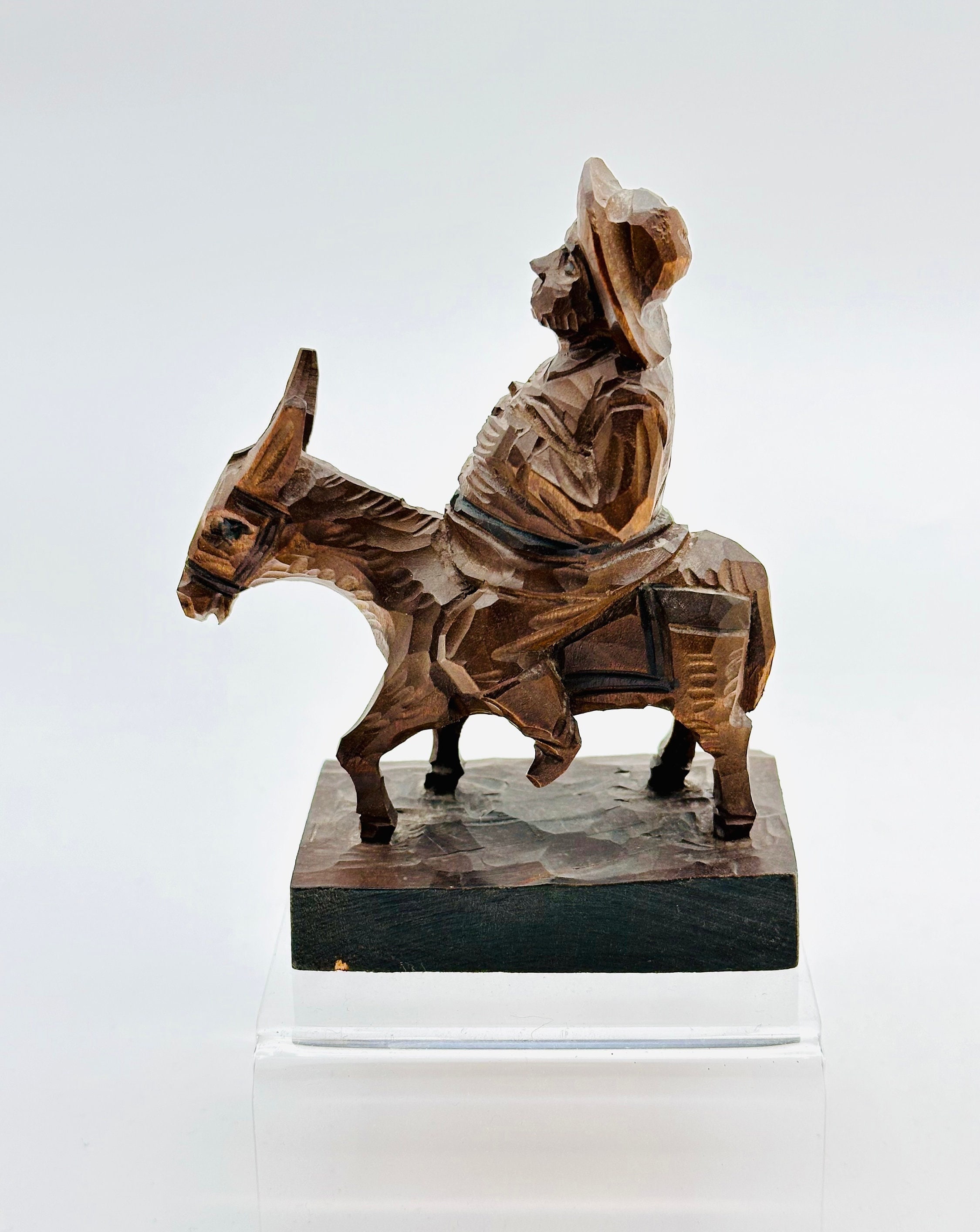 スペインOURO社VTG No.248-1A,1B 木彫りドンキホーテとサンチョパンサ