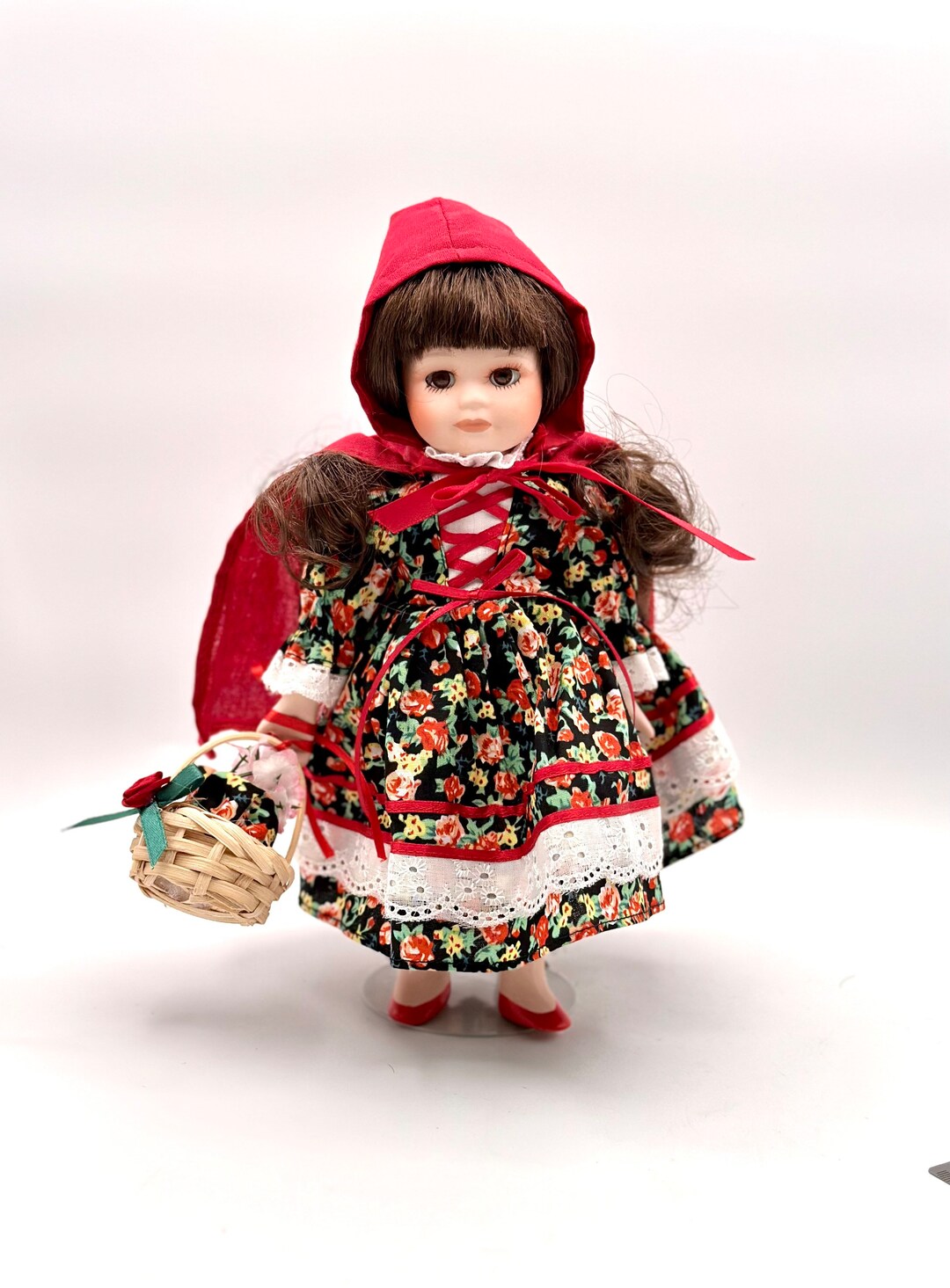 Vintage Little Red Riding Hood Doll / Royalton Collection 10 Porcelain