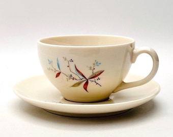 Set of 7 Vintage Syracuse "Finesse" Carefee True China Cup & Saucer Sets