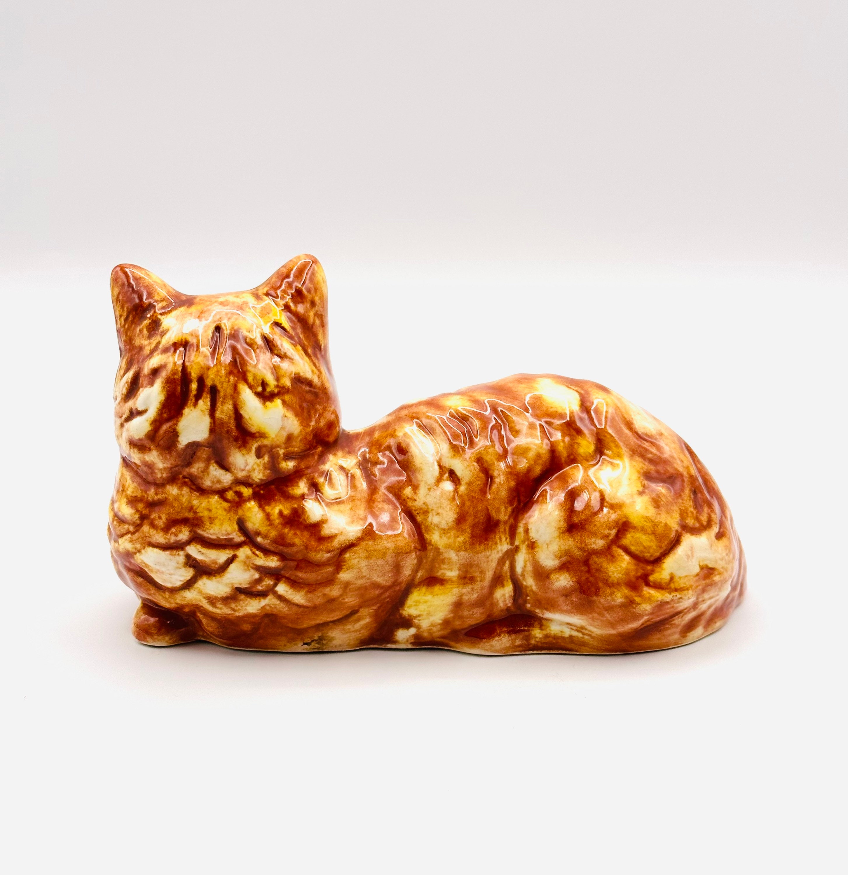 Mid Century Marston of California Ceramic Cat Figurine 1950s Retro