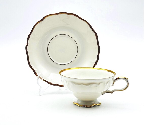 Vintage Edelstein Bavaria Maria-theresia Footed Cup and