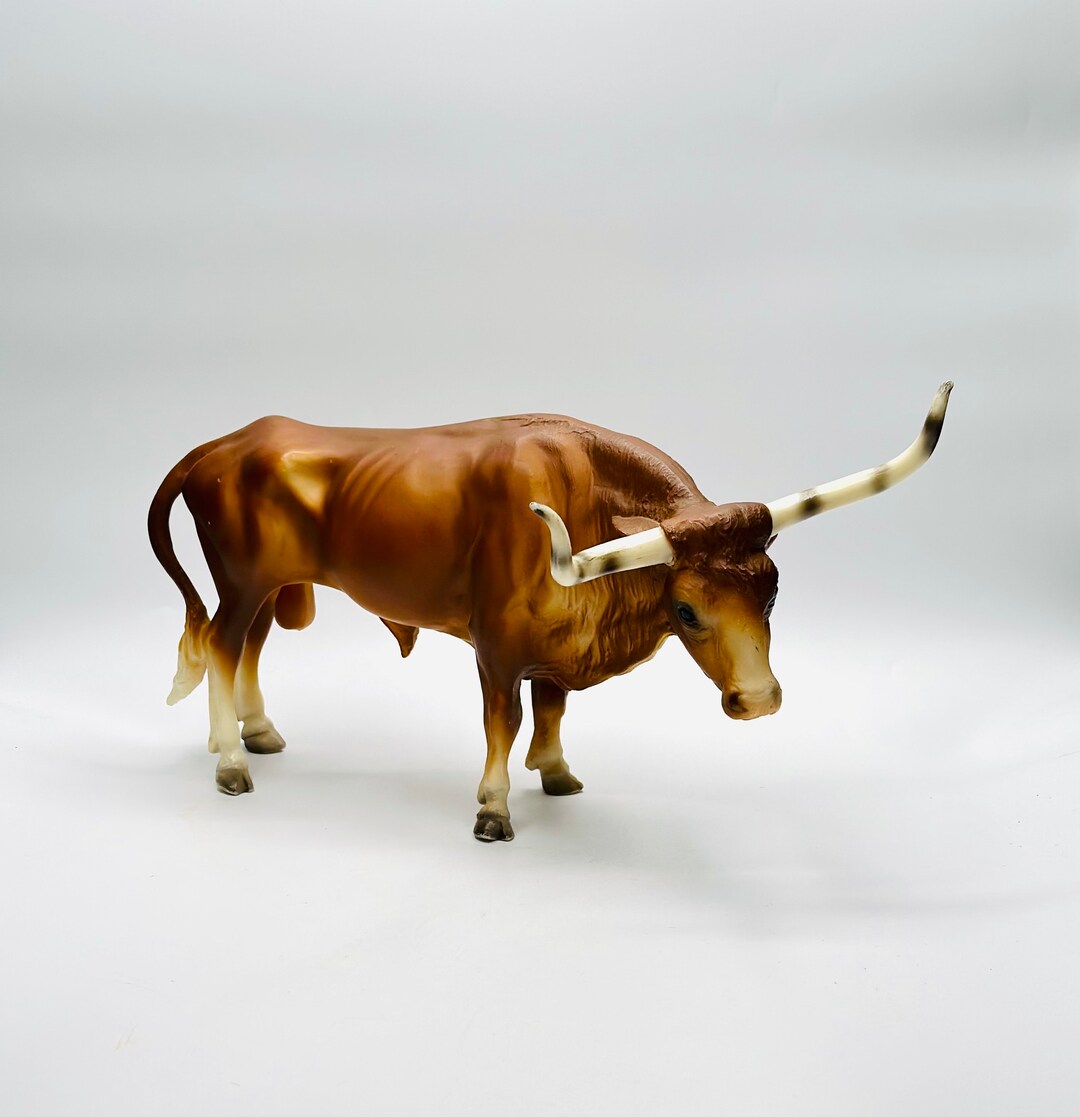 1960s Breyer Texas Longhorn Bull Model 75 Vintage Caramel - Etsy