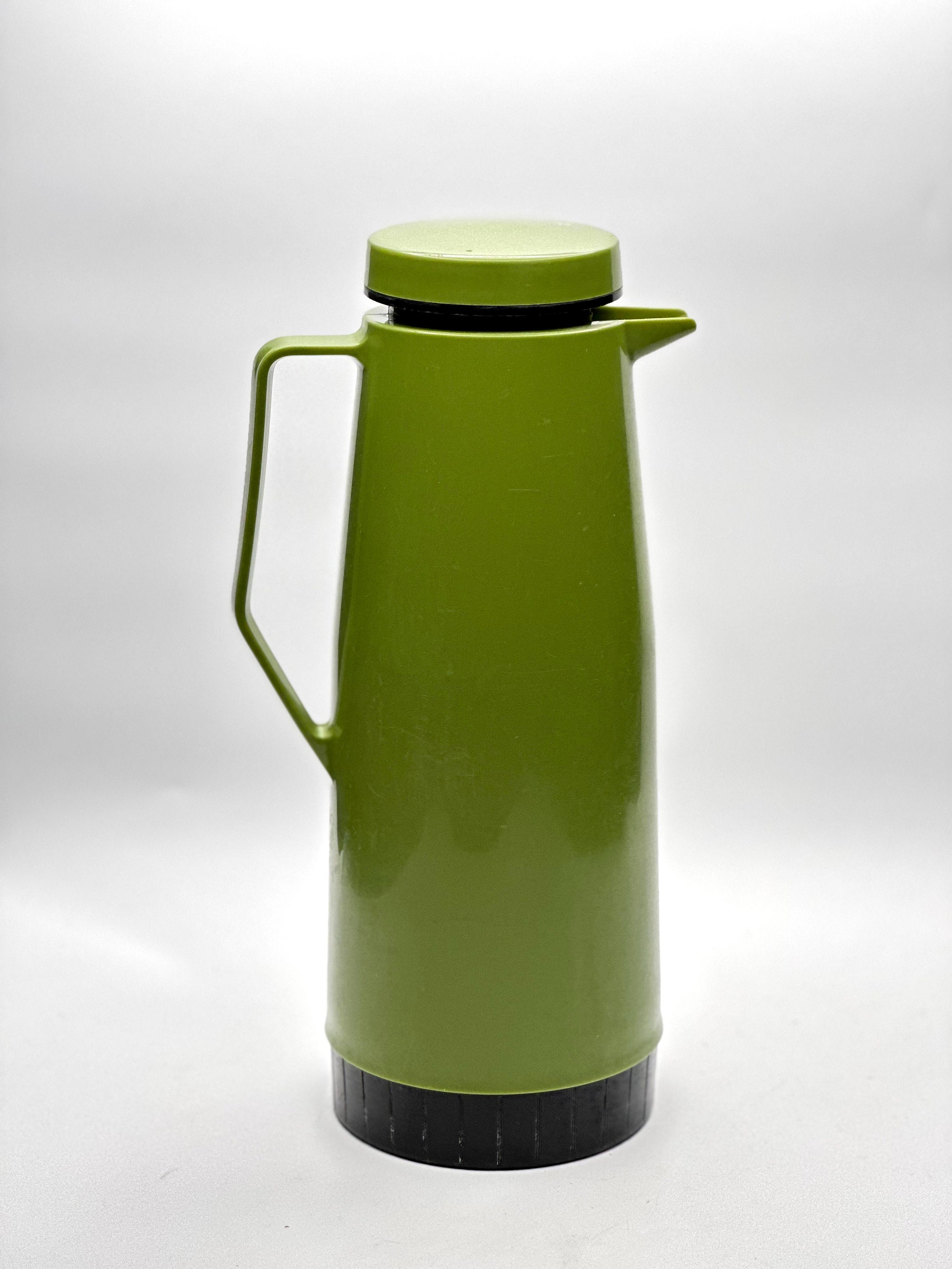 Vintage Green Thermos –