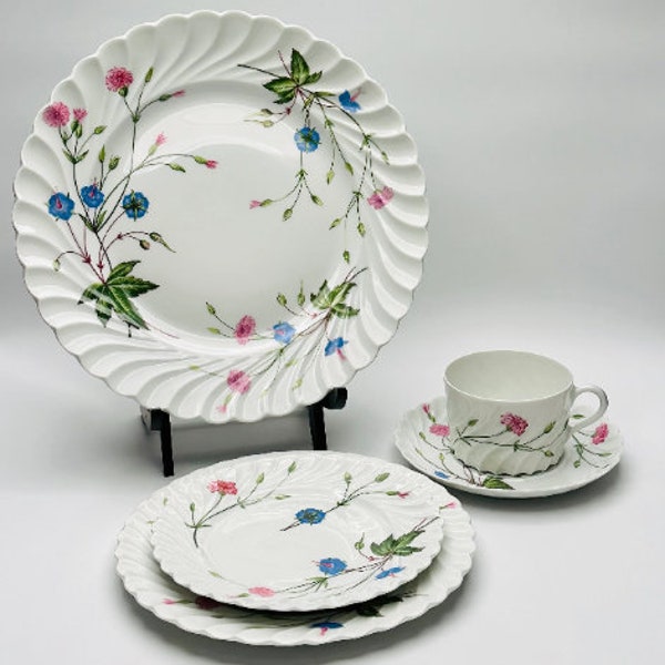 Vintage Haviland Limoges “Florence” Floral Dinnerware - 5pc Settings, Serving Platter, Extra Plates - You Choose - Elegant French Porcelain