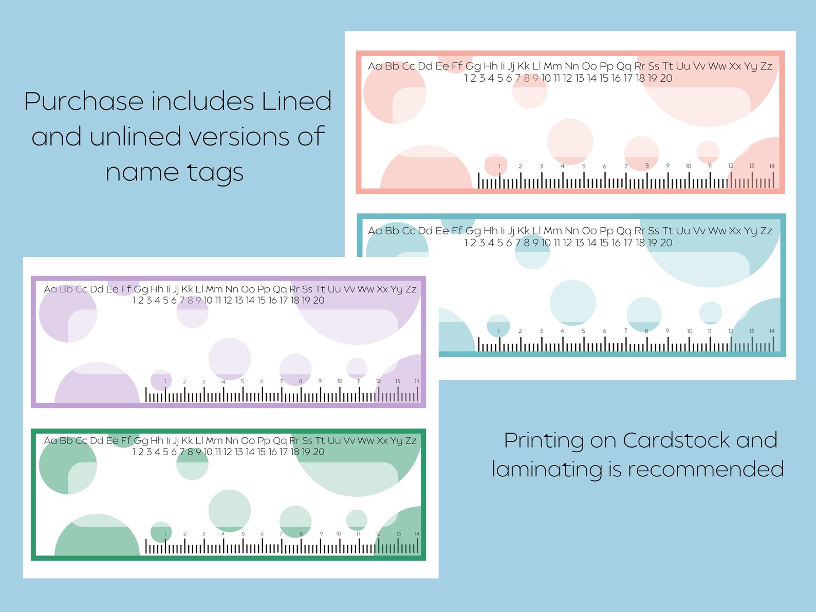 Classroom Desk Name Tag, Name Tags for Back to School, Polka Dot Desk