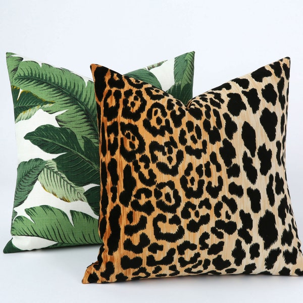 Leopard Throw Pillow Etsy