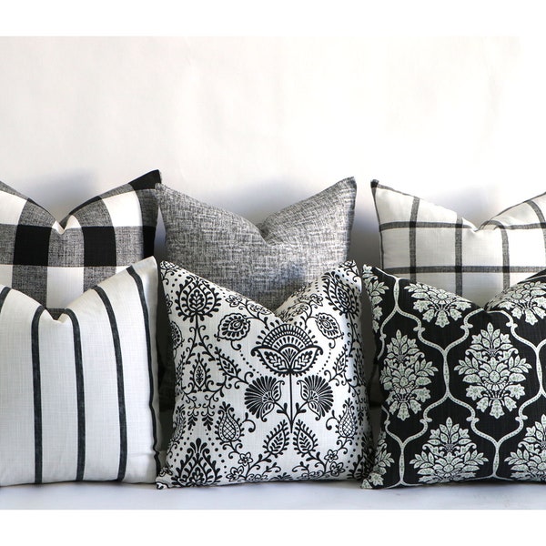 Black Euro Shams Etsy