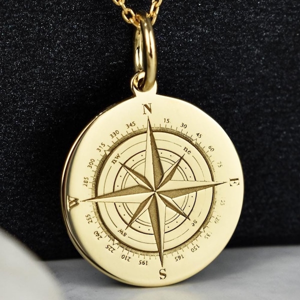 Neck Compass Compass Necklace - Etsy