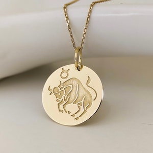 Astrological Sign Gold Layering Necklace Astrological Sign Gold Layering Necklace