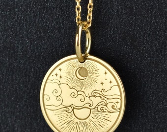 Ausmalbild Sonne, Mond Und Kleine Sterne