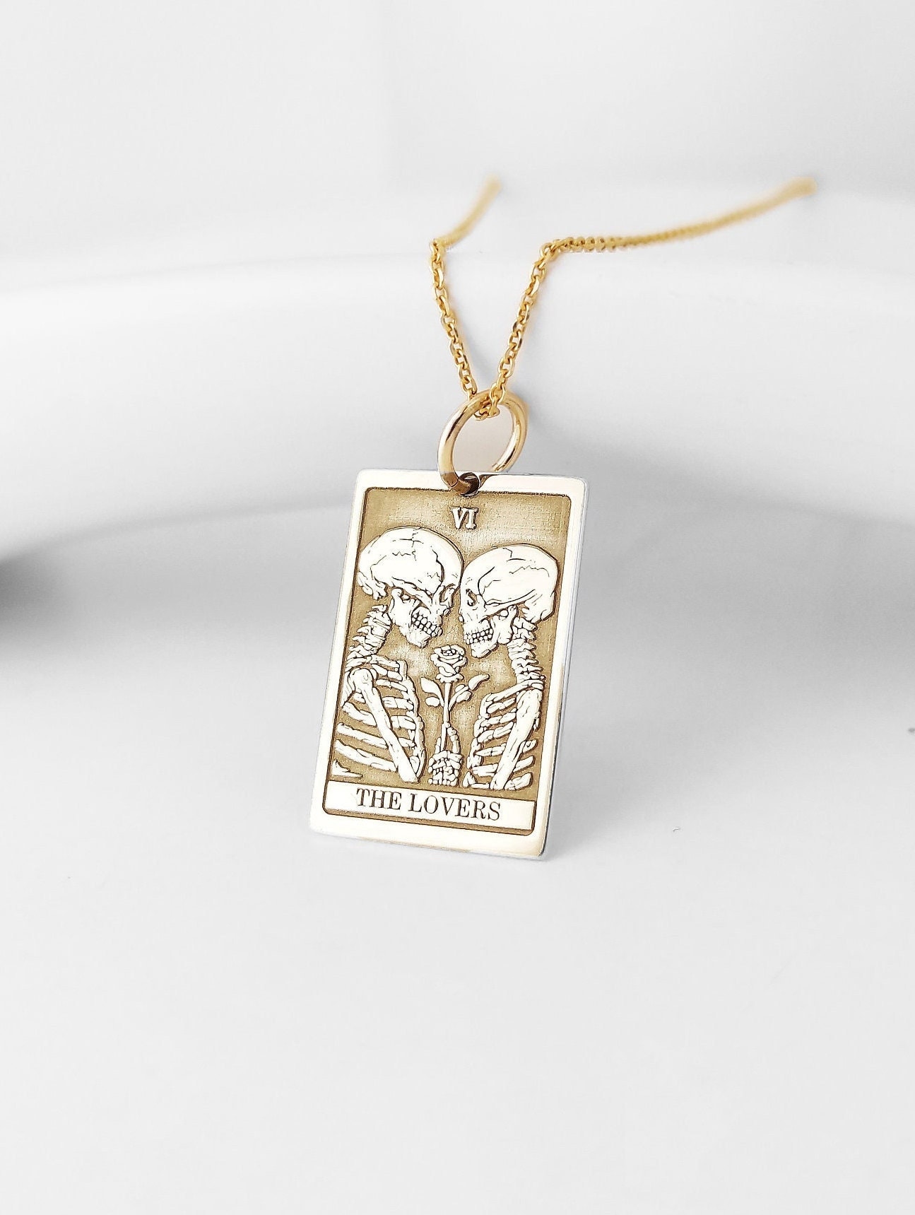 美品】TOMWOOD 掻ける Tarot Lovers Pendant 21.5