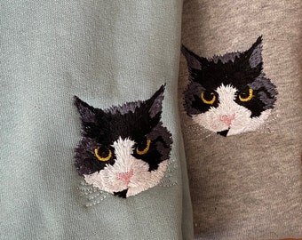 Matching Pet Sweaters | Organic Cotton | Custom Pet Embroidered Clothing| His and Hers Gifts | Dog Cat Lover Gift