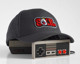Retro Gaming Inspired Embroidered Snapback Gamer Trucker Cap