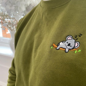 Koala Sweater | Kawaii design | Super Cute | Anime Inspired | Organic Cotton