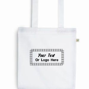 Custom Embroidered Tote Bag Bundle | Durable Totes bag | Personalized Tote Bag with Text or Logo | Single  or Bulk order
