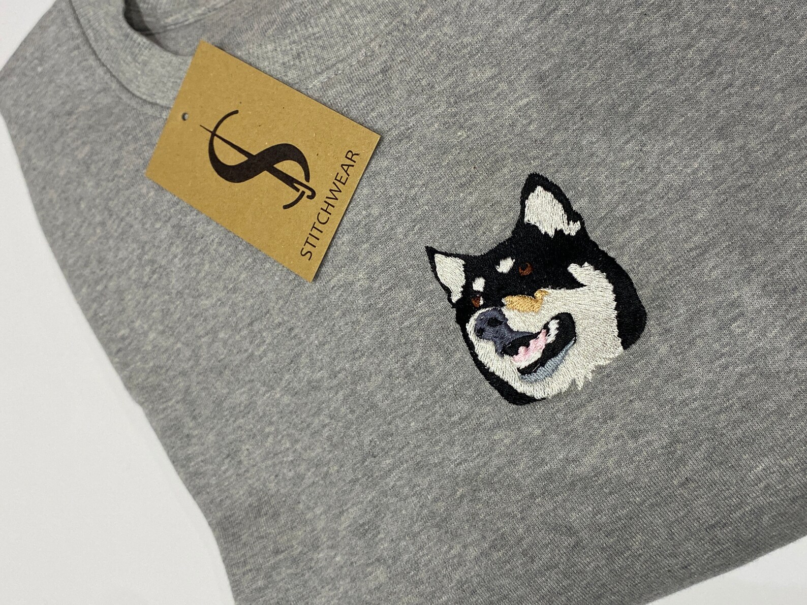 12. Embroidered Dog Mom Sweatshirt