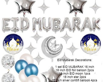 Eid Mubarak Banner Decorating set