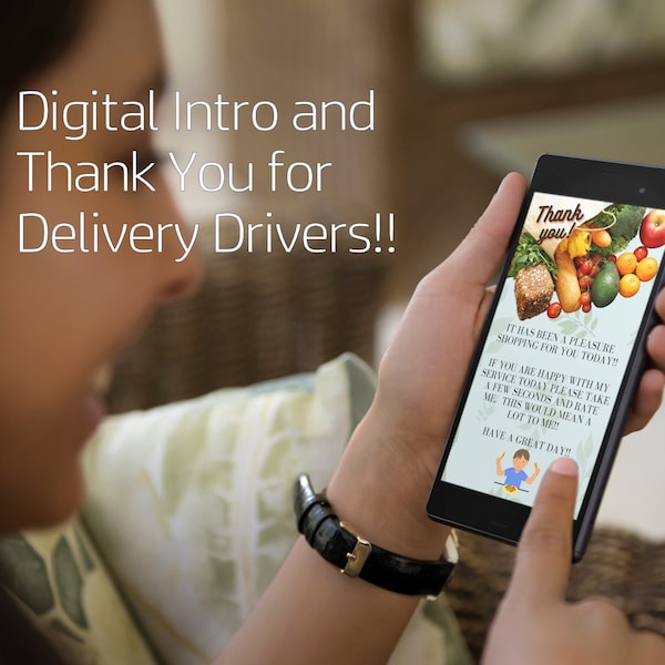 Delivery Introduction Message and Thank You Message!! Digital Download!!!