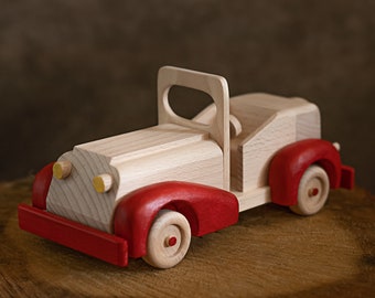 Handmade Wooden Car, timmles clasic toy , perfect gift for boys
