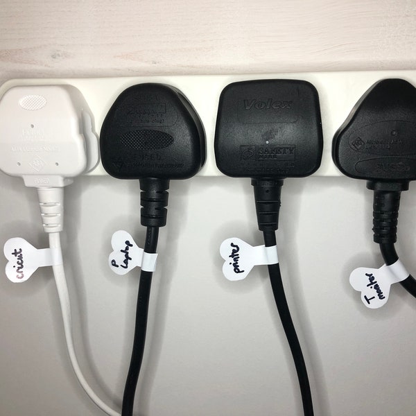 10x Kabel / Draht Label Organizer Aufkleber