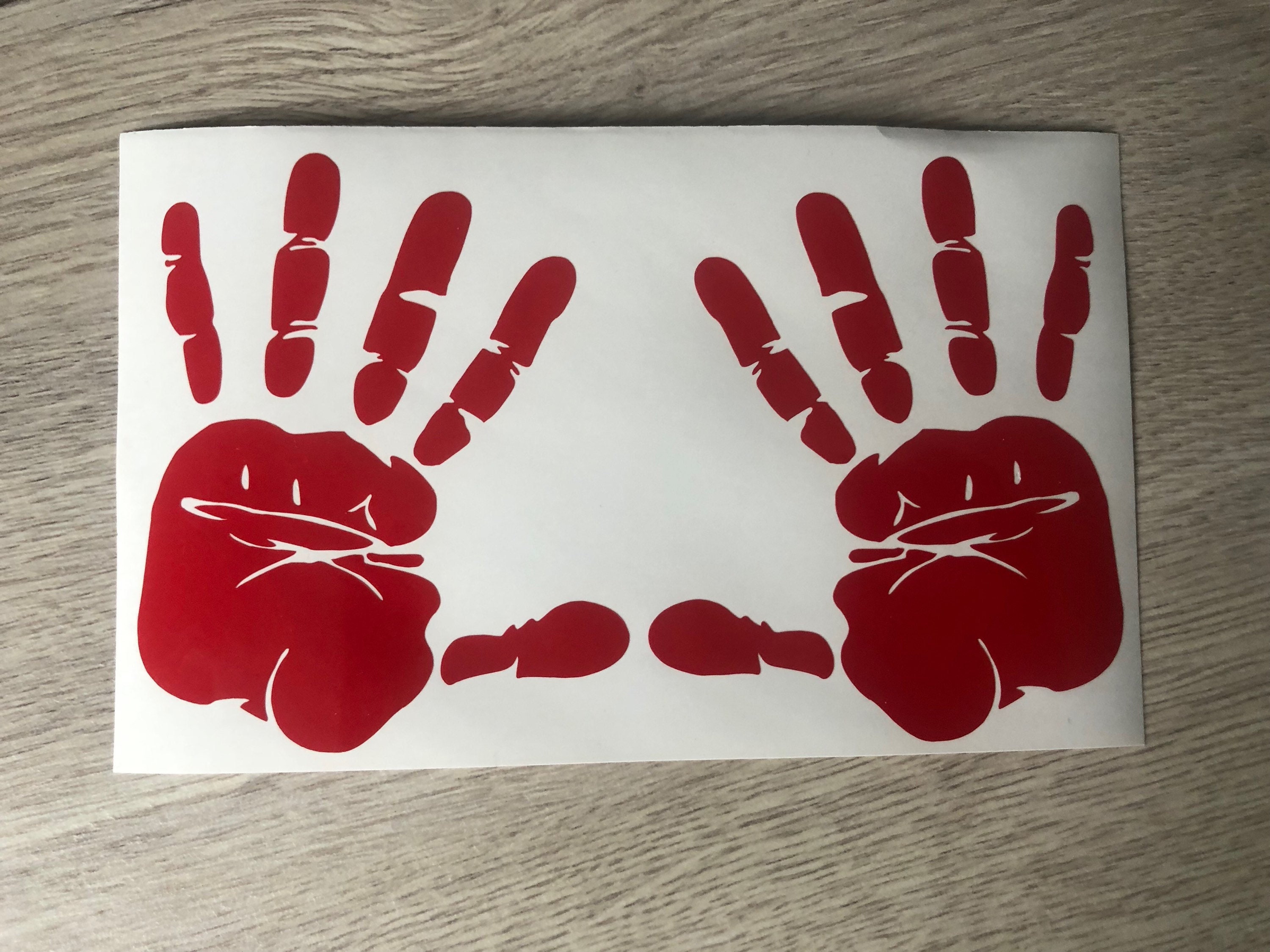 Jerry Garcia Hand Print Iron On Transfer Vinyl HTV