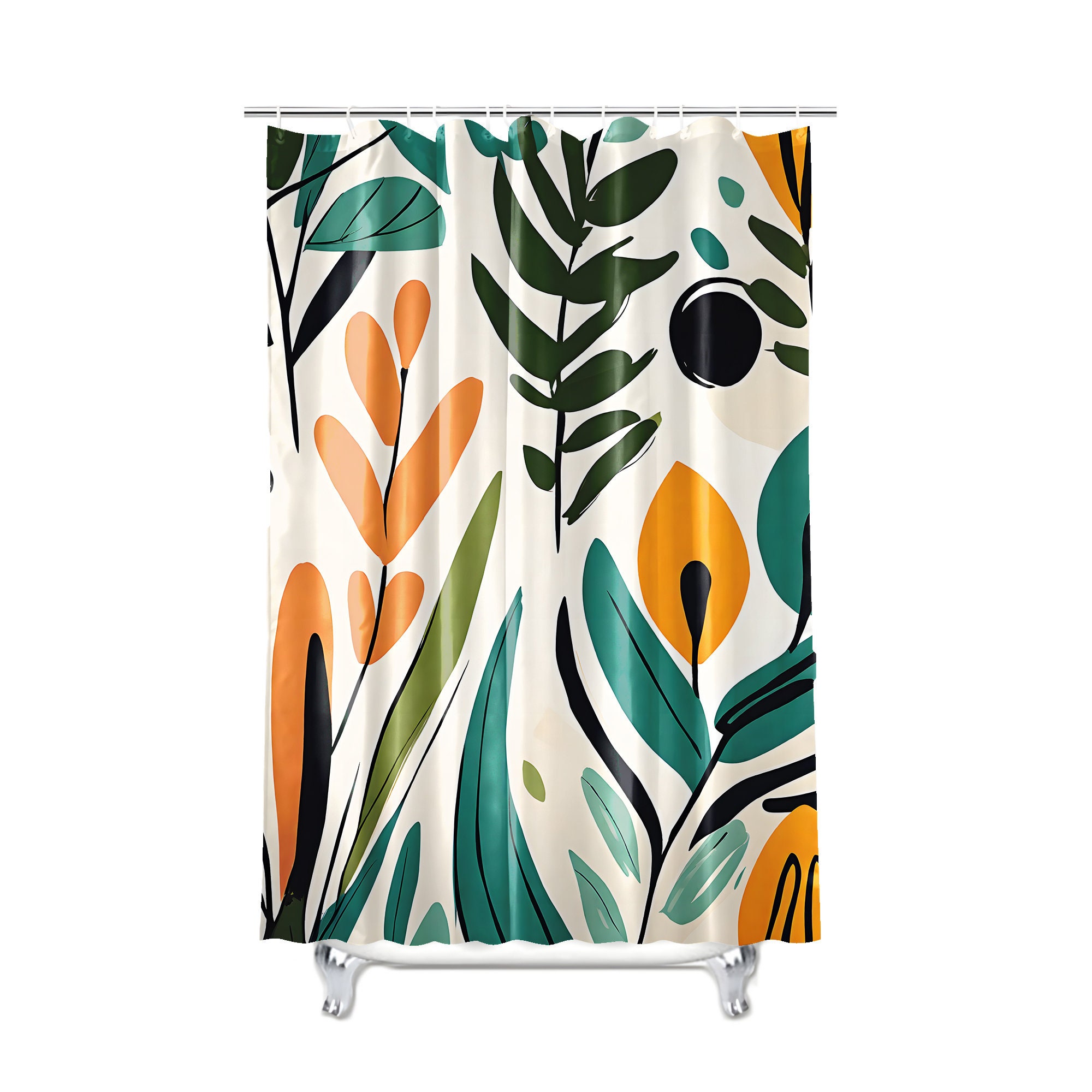 Custom Shower Curtain,boho Shower Curtain Retro,cute Bath Curtain