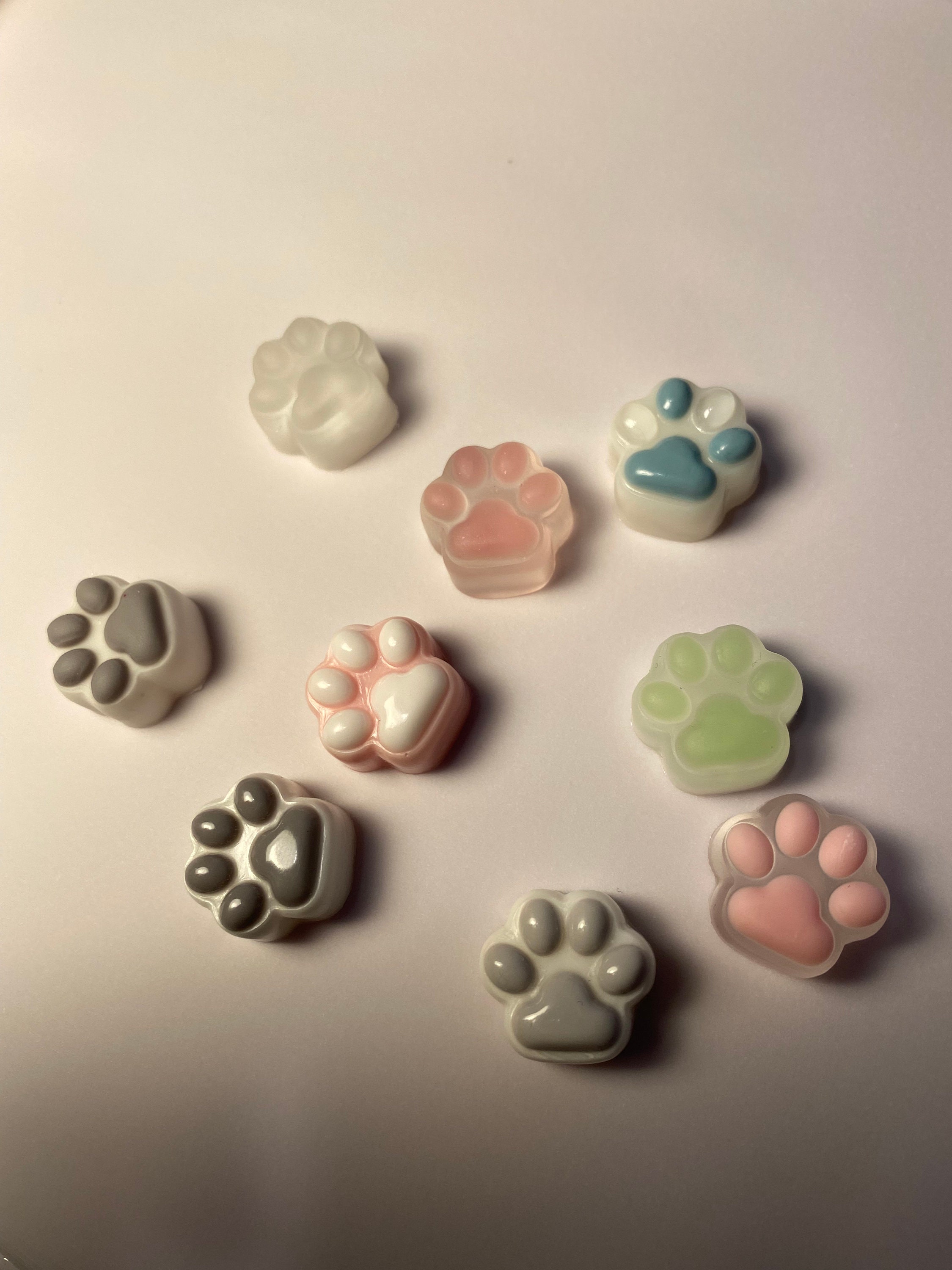 Cute Cat Paw Keycaps Cat Paw Keycap Set Kawaii Great Etsy Canada