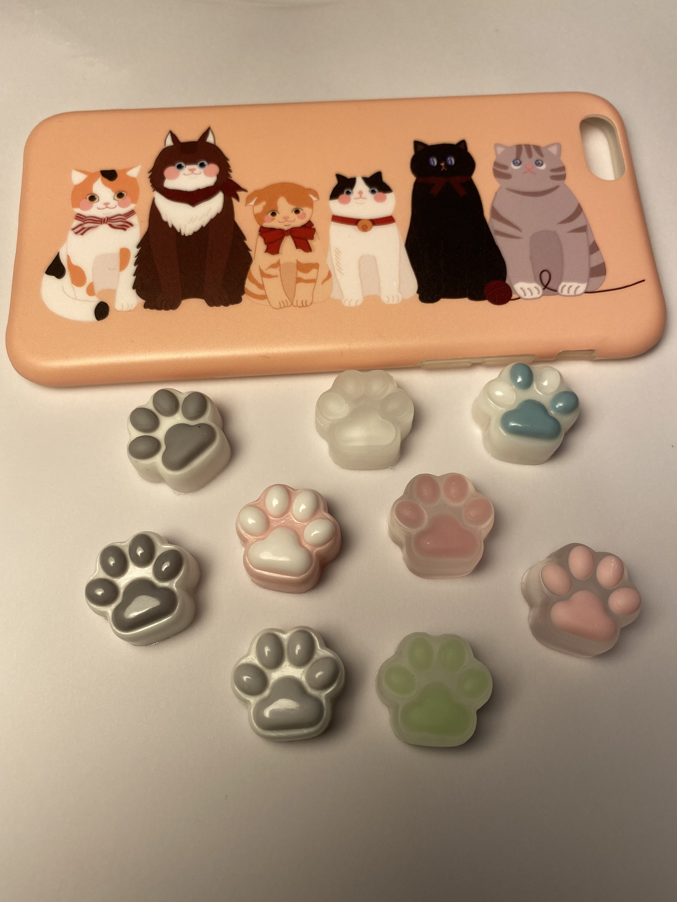 Cute Cat Paw Keycaps Cat Paw Keycap Set Kawaii Great Etsy Canada