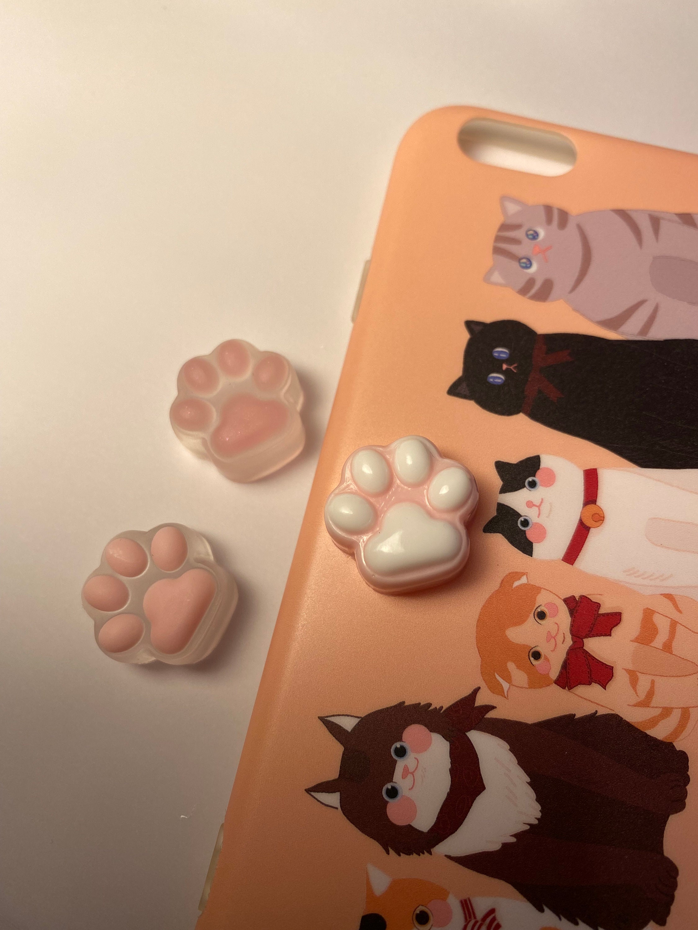 Cute Cat Paw Keycaps Cat Paw Keycap Set Kawaii Great Etsy Canada