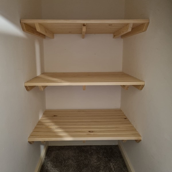 Airing Cupboard Shelving Etsy UK