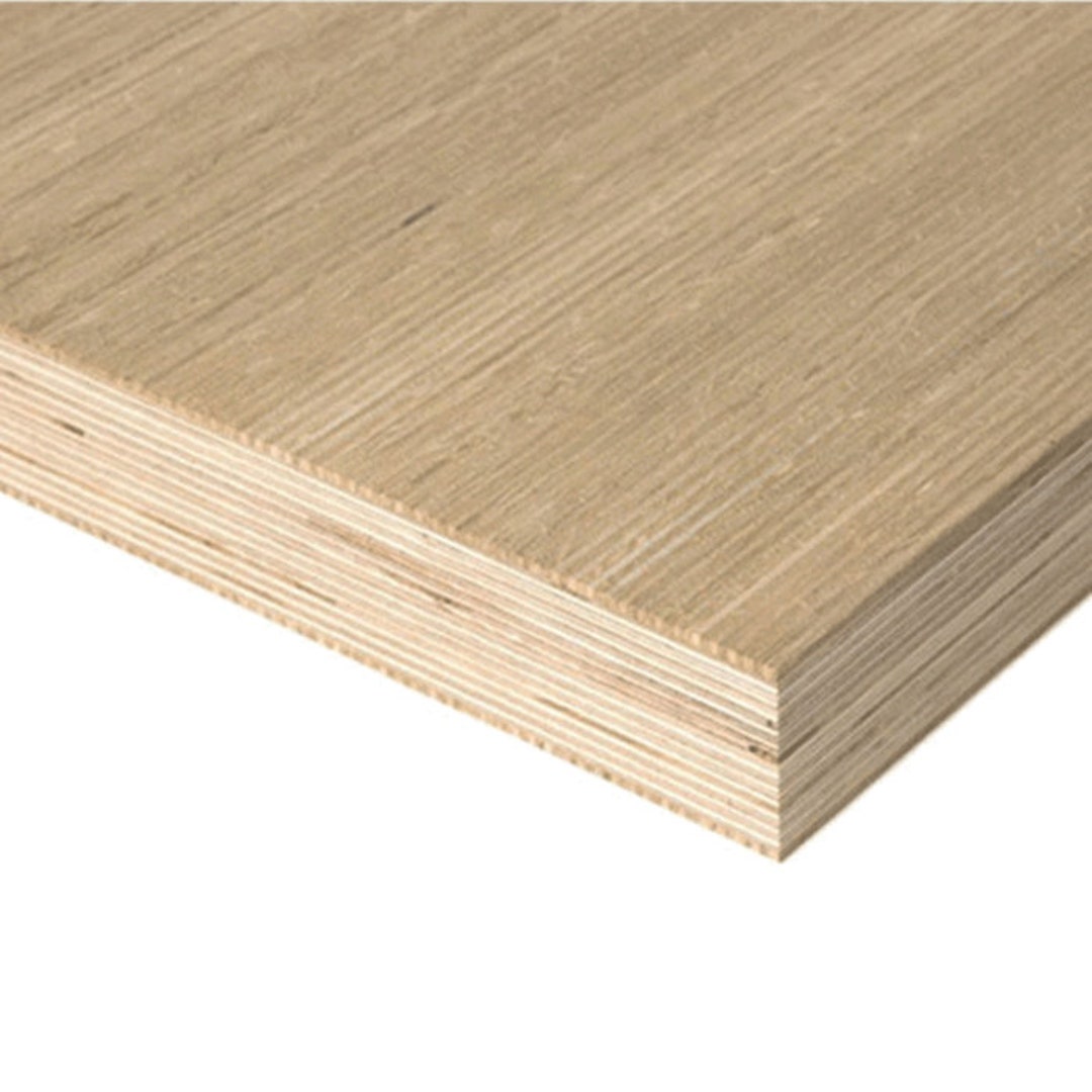 Oak Veneer One Side Plywood Shelf Cut to Size 18mm Thickness Custom