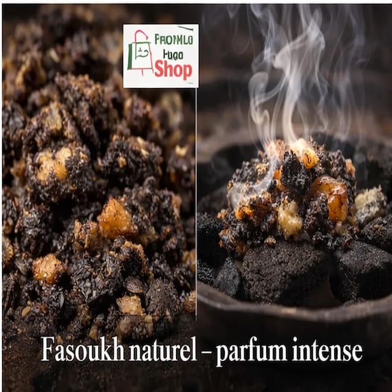 Moroccan Black Fassoukh Incense | Galbanum | Résine Protection Powerful Purification Puissante | الفاسوخ المغربي الأسود