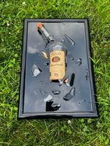 Broken Veuve Clicquot Champagne Bottle 18x24 Shattered 
