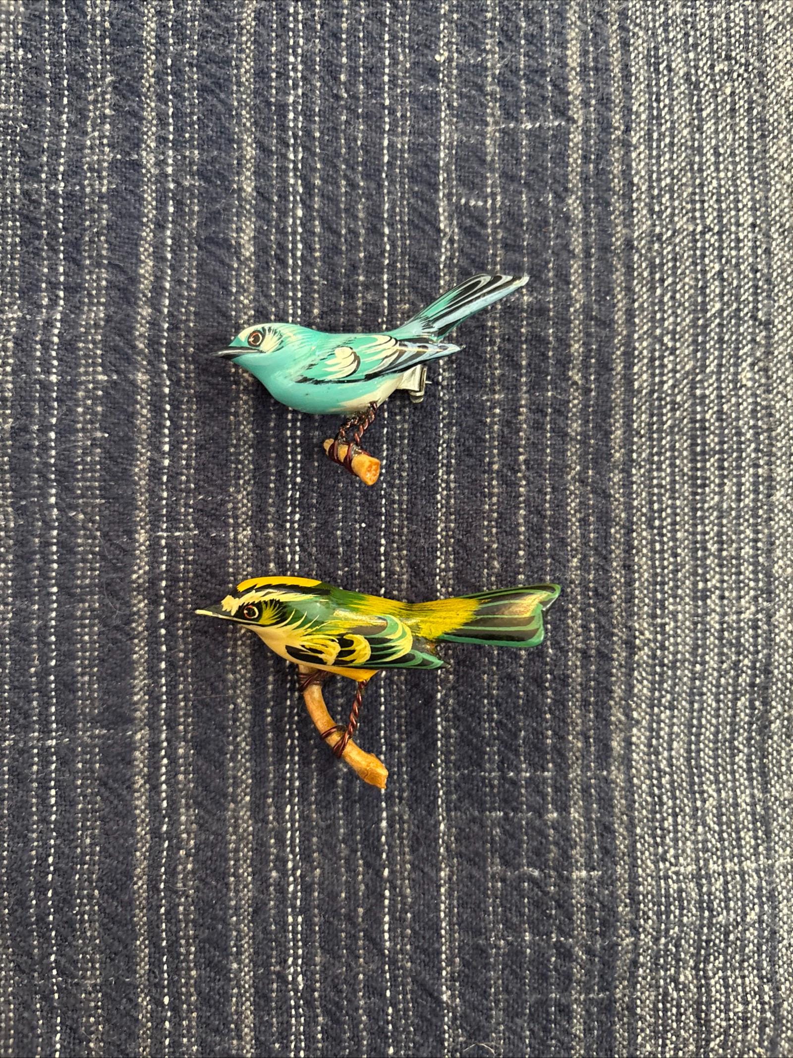 ＊ハットピン＊Bird ハト　アンティーク Takahashi Bird Pin - Etsy