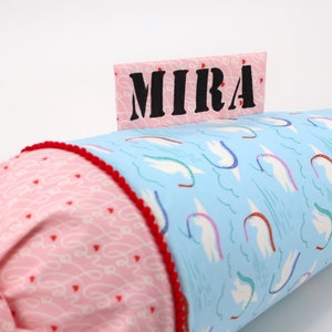 Cartable personnalisé en tissu | Cône de sucre | PAIX| avec nom | Fille