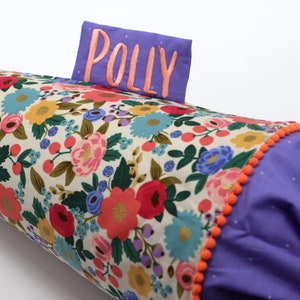 Cône scolaire en tissu personnalisé | Cornet de sucre | avec nom | Fleurs sauvages
