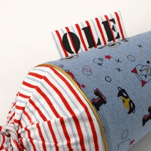 Cartable personnalisé en tissu | Cône de sucre | Supergarçon | avec nom | Garçons