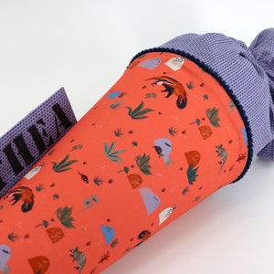 Cartable personnalisé en tissu | Cône de sucre | avec nom | Créatures résilientes