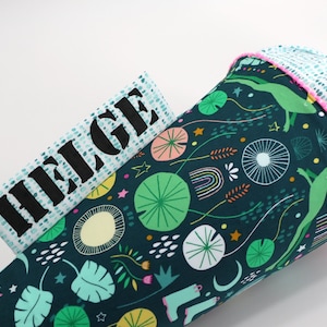 Cartable personnalisé en tissu | Soirée Chant de Grenouille | avec nom | Filles Garçons