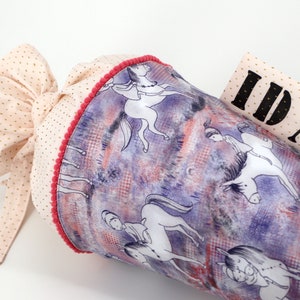 Cartable personnalisé en tissu | Cône de sucre | Plaisir du cheval | avec nom | Garçons filles