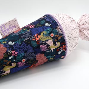 Cornet d'école en tissu personnalisé - Licorne