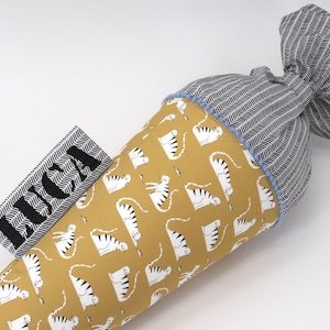 Cartable personnalisé en tissu | Tigres | avec nom | Filles Garçons
