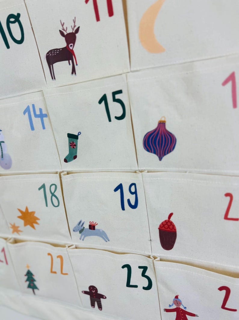 Un calendaro dell’Avvento fa da te tutto da colorare | | Arboles de