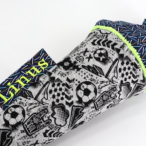 Cartable personnalisé en tissu | Cône de sucre | avec nom | Des sports