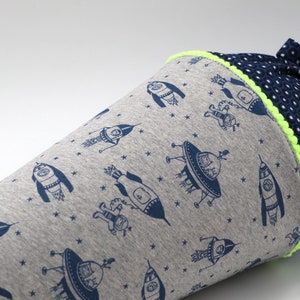 Cartable personnalisé en tissu | Cône de sucre | Espace | avec nom | ESPACE
