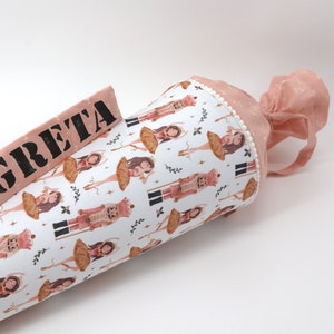 Cartable personnalisé en tissu | Cône de sucre | Casse-Noisette | avec nom | Filles Garçons